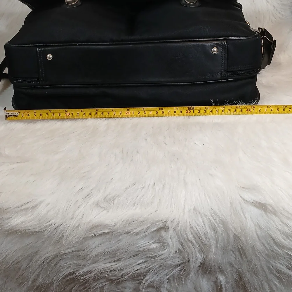 Coach Vintage Classic Leather/Nylon Black Leather Men's Bag